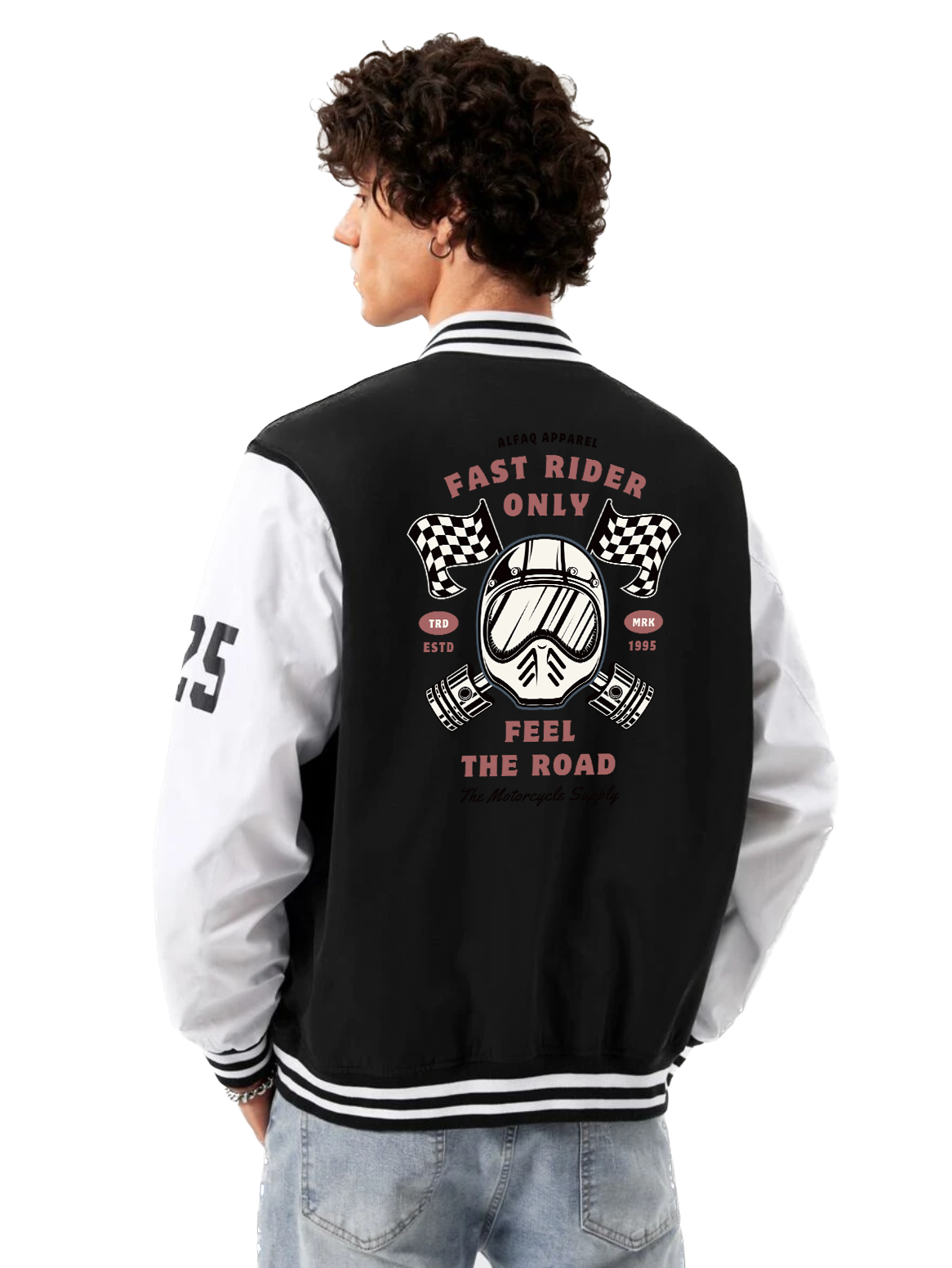 Alfaq Fast Rider Only Varsity Jacket